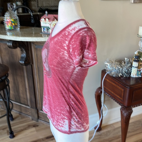 University of Alabama V Neck Rhin Short Sleeve - Picture 4 of 8